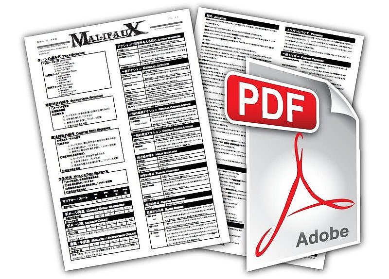 malifaux basic rules reference sheet jpn 0yen malifaux wyrd