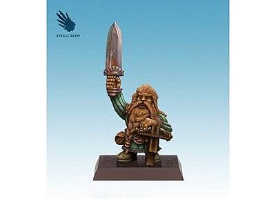 Dwarf with crossbow and sword 