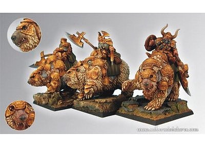 ドワーフの戦士(ウォーベア騎乗)セット ドワーフの戦士(ウォーベア騎乗)セット