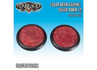 Groundwerks Base Inserts - 40mm Opaque Red Boiling Blood (2)  