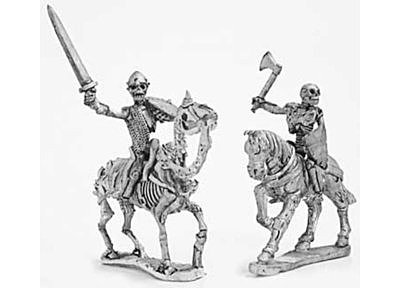 Skeleton cavalry with hand weapons and shield 1 