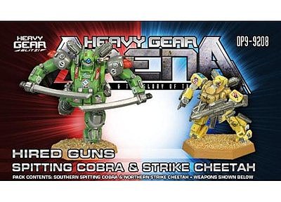 Heavy Gear Arena - Hired Guns Spitting Cobra & Strike Cheetah Pack 