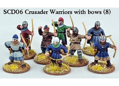 SCD06 Crusader Sergeants with Bows (Warriors) (8) 