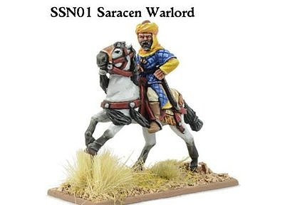 SSN01a Saracen Mounted Warlord (Unarmoured)(1) 