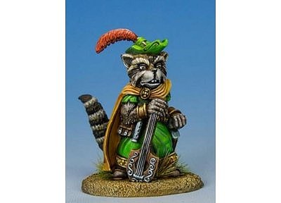 Critters: Raccoon Bard with Lute 