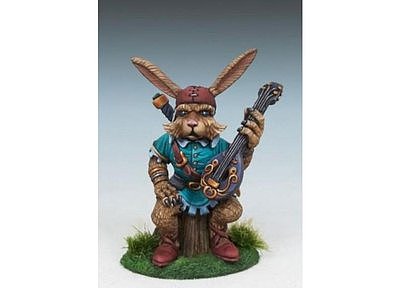 Critters: Rabbit Bard with Lute 
