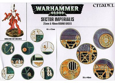 Sector Imperialis 25 & 40mm Round Bases 