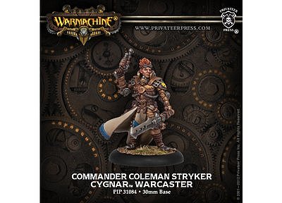 Cygnar Commander Coleman Stryker (metal resculpt)  