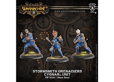 Cygnar Stormsmith Grenadiers Unit  