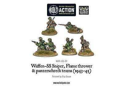 ワッフェンSS 狙撃兵&火炎放射&パンツァーシュレックチーム (1943-45) ワッフェンSS 狙撃兵&火炎放射&パンツァーシュレックチーム (1943-45)