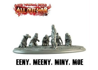 The Walking Dead: Eeny, Meeny, Miny, Moe Miniature Diorama 