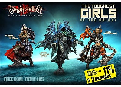 Character (Heroines) Box : The Freedom Fighters (JB, KST, IE) 