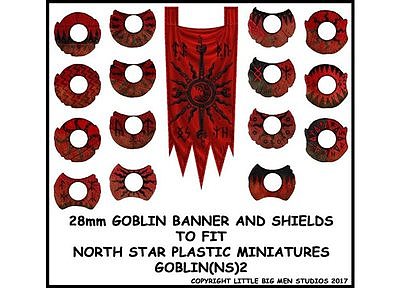 Goblin Banner & Shields 2 