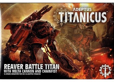Adeptus Titanicus Reaver Battle Titan with Melta Cannon and Chainfist 