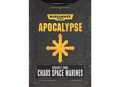 Apocalypse Datasheet Cards: Chaos Space Marines (English) 
