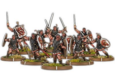 warriors of dyngonwy, rhyfelwr unit (10x warriors w cmd) 
