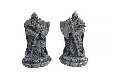 Dwarf statues with axe (two different)  