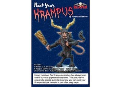 01224 Reaper Christmas Sampler with Paint Your Krampus 