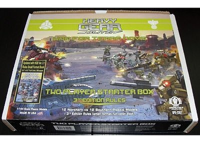 Heavy Gear Blitz - War for Terra Nova - Two Player Starter Box - Updated With Small Format HGB 3.1 Rules 