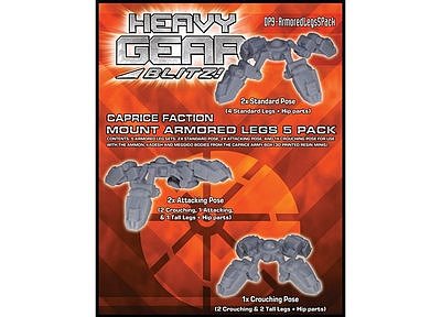 Caprice Mount Armored Legs 5 Pack 