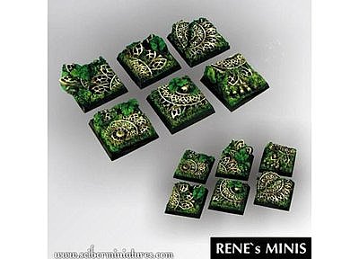 Elven Temple Ruins Square Bases 25mm 