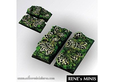 Elven Temple Ruins Square Bases 50/25mm 