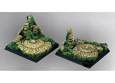 Elven Temple Ruins Square Bases 40mm 2 (2) 