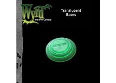 Malifaux: Green Translucent Bases 50mm (3) 