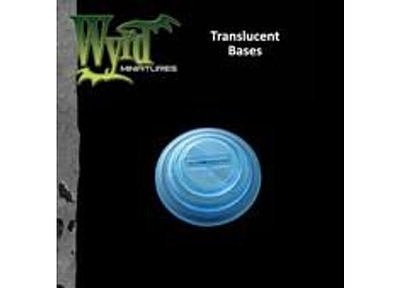 Malifaux: Blue Translucent Bases 50mm (3)  