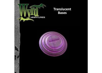 Malifaux: Purple Translucent Bases 30mm (10)  