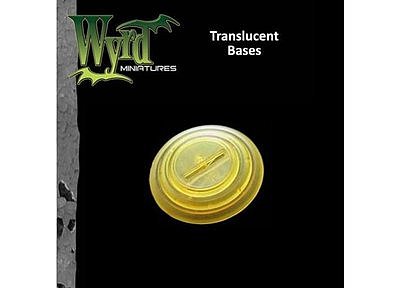 Malifaux: Gold Translucent Bases 40mm (5)  