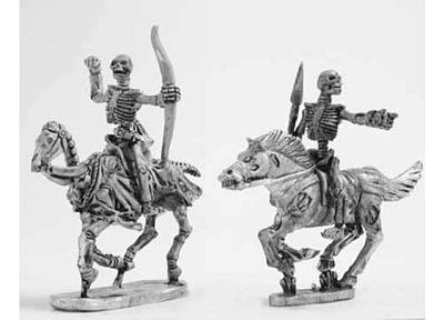 Skeleton Cavalry with bow and javelin 