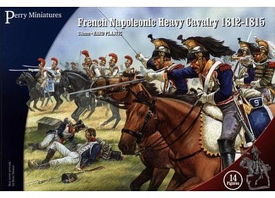 FN120 French Napoleonic Heavy Cavalry   (Cuirassiers/Carabiniers, 14 figures) 