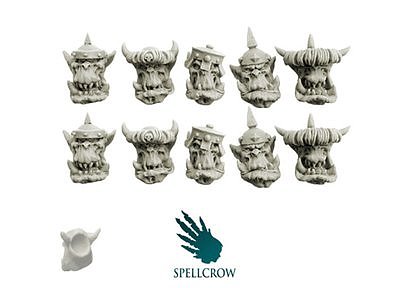 Armoured Orcs Heads Armoured Orcs Heads