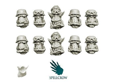 Blitzkrieg Orks Heads in Goggles 