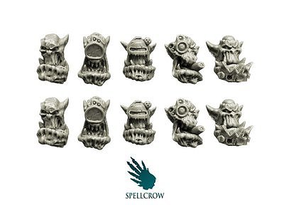 Bulky Orcs Cyber Heads 