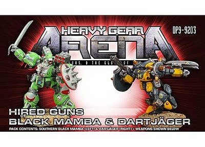 アリーナ：ハイアードガン・ブラックマンバ＆ダートイェーガー 