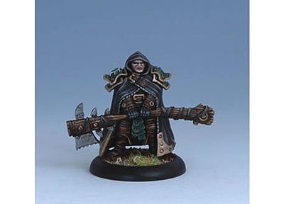 Iron Kingdoms Miniatures: Potent Bradigus, Blackclad Druid 