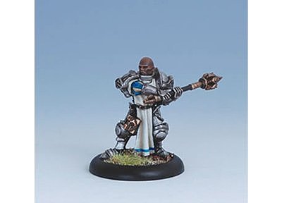 Iron Kingdoms Miniatures: Bastian Kinnet, Battle Chaplain 