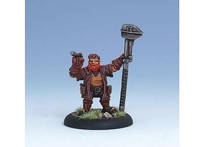 Iron Kingdoms Miniatures: Gamack Redhammer, Dwarven Machanik 