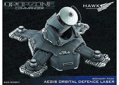 Dropzone Commander: Aegis Orbital Defense Laser Scenery Pack 