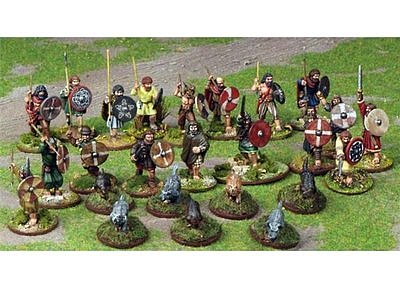 SAGA Starter Army - Irish 4 pt Warband SAGA Starter Army - Irish 4 pt Warband