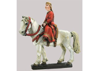 Noble girl on horseback 