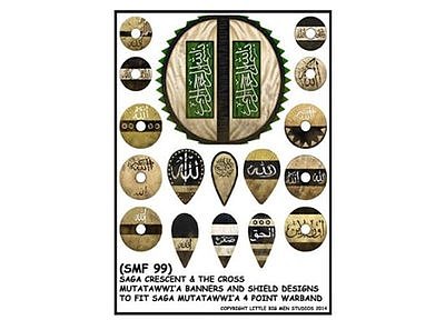 Mutatawwi'a Warband Banner and Shield Designs Sheet 