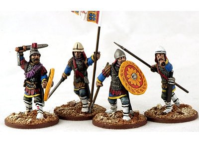 BYZ05 Byzantine Infantry Command (Lamellar) (4)  