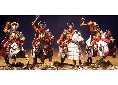 LCC13 Mounted Teutonic Knights (Hand weapons) (4) 