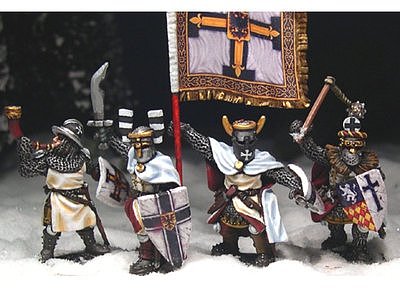 LCF16 Teutonic Foot Knights (Command) (4) 