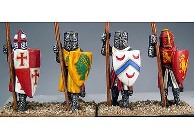 LCF02 Crusading Foot Knights (Great Helms) (Standing) (4) 