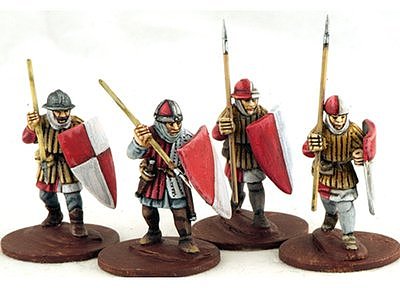 LCF11 Frankish Foot (Spearmen) (Advancing) (4) 