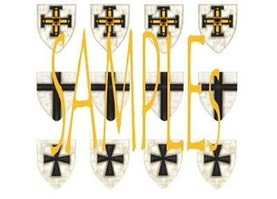 Teutonic Knights Smaller Heater Shields 2 